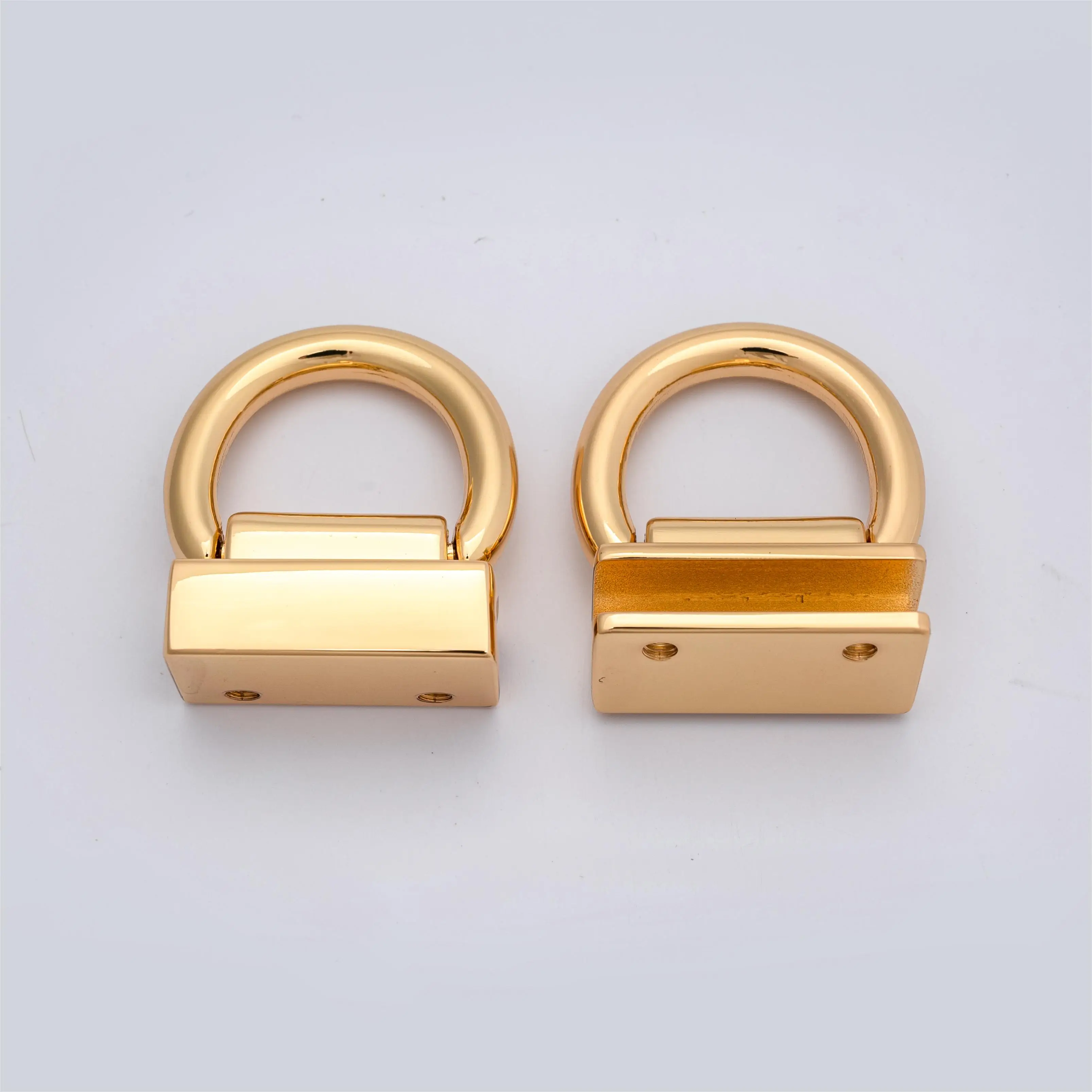 Custom Fancy Metal Buckle Purses Handbags Zinc Alloy Die Casting Handbag Hardware Accessories Gold Plated