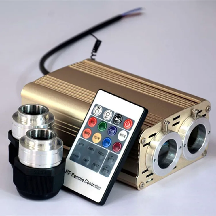 4 года гарантии, много-функциональный беспроводной пульт дистанционного управления Bluetooth/Wi-Fi подключение 12V Высокая яркость RGBW 16 Вт 32W Волоконно-Оптический Двигатель Небольшого рабочего объёма