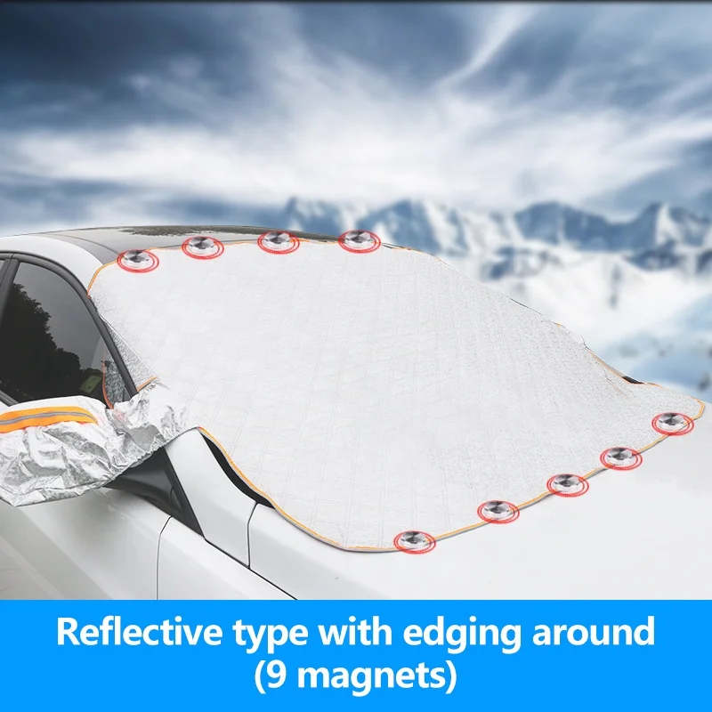 Magnetic Waterproof Sunshade Window Cover Kept The Car Cool Summer Car Windshield Snow Ice Cover Wiper Protector In Winter