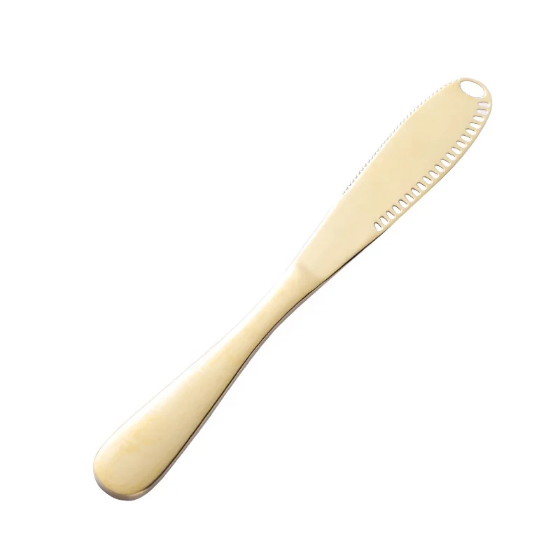 Butter Spreader Kitchen Tableware Cutlery For Cheese Free Sample Hot Sale Kitchen Tools Stainless Steel Butter Knife