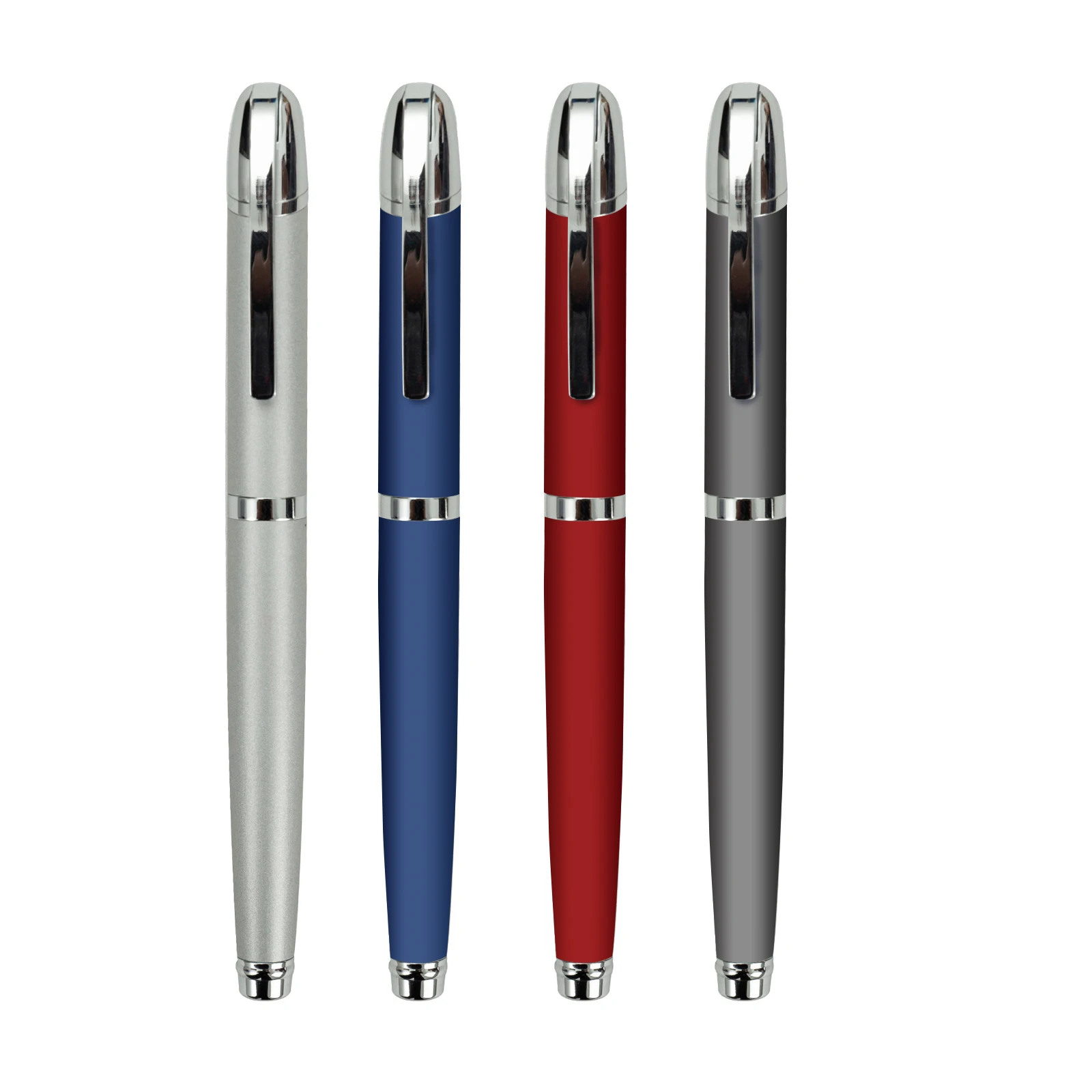 Aihao Luxury Metal Retractable Pen Metal 4 Color 0.8mm/1.0mm Ballpoint  Pens