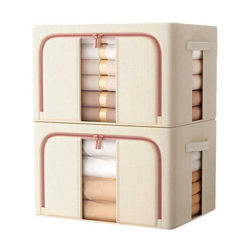 Household Use Bedroom Wardrobe Comforter Clothes Storage Child Toy Storage Box With Logo And Color