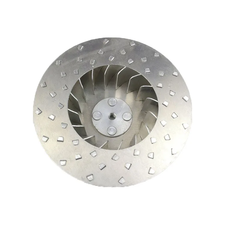 Stainless steel impeller and aluminum impeller are customized by the manufacturer
