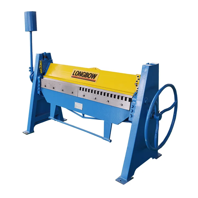 hot sale manual ventilation HVAC air duct folding / pneumatic flange folding machine