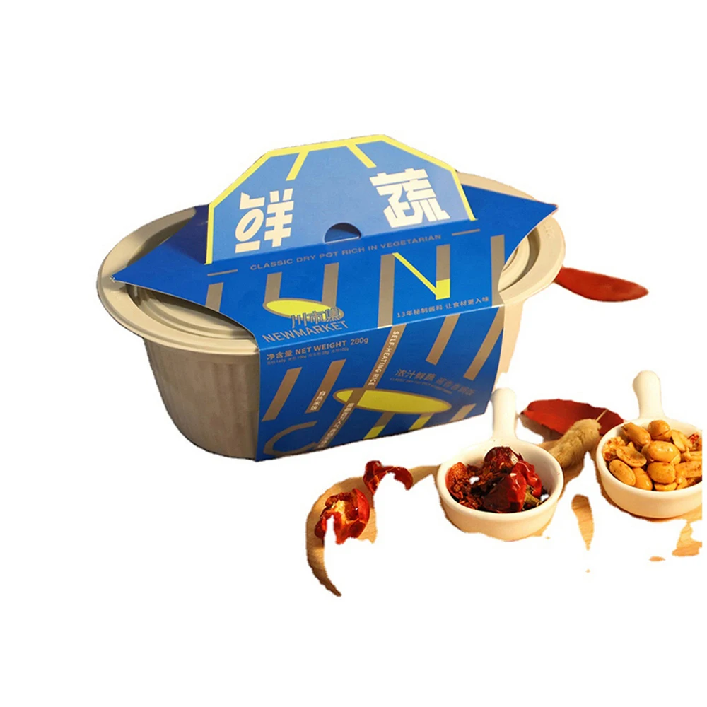 
Good Taste ReadyWise Raw Material Meat & Vegetable Self Heating Instant Hot Pot 