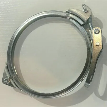 HVAC system adjustable V band U band quick release air duct clamp