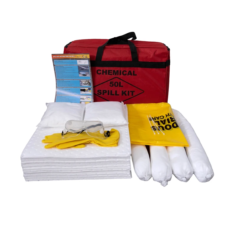 Wholesale environment   oil absorbent pads 20 L oil absorbent bag spill kit for oil spill response