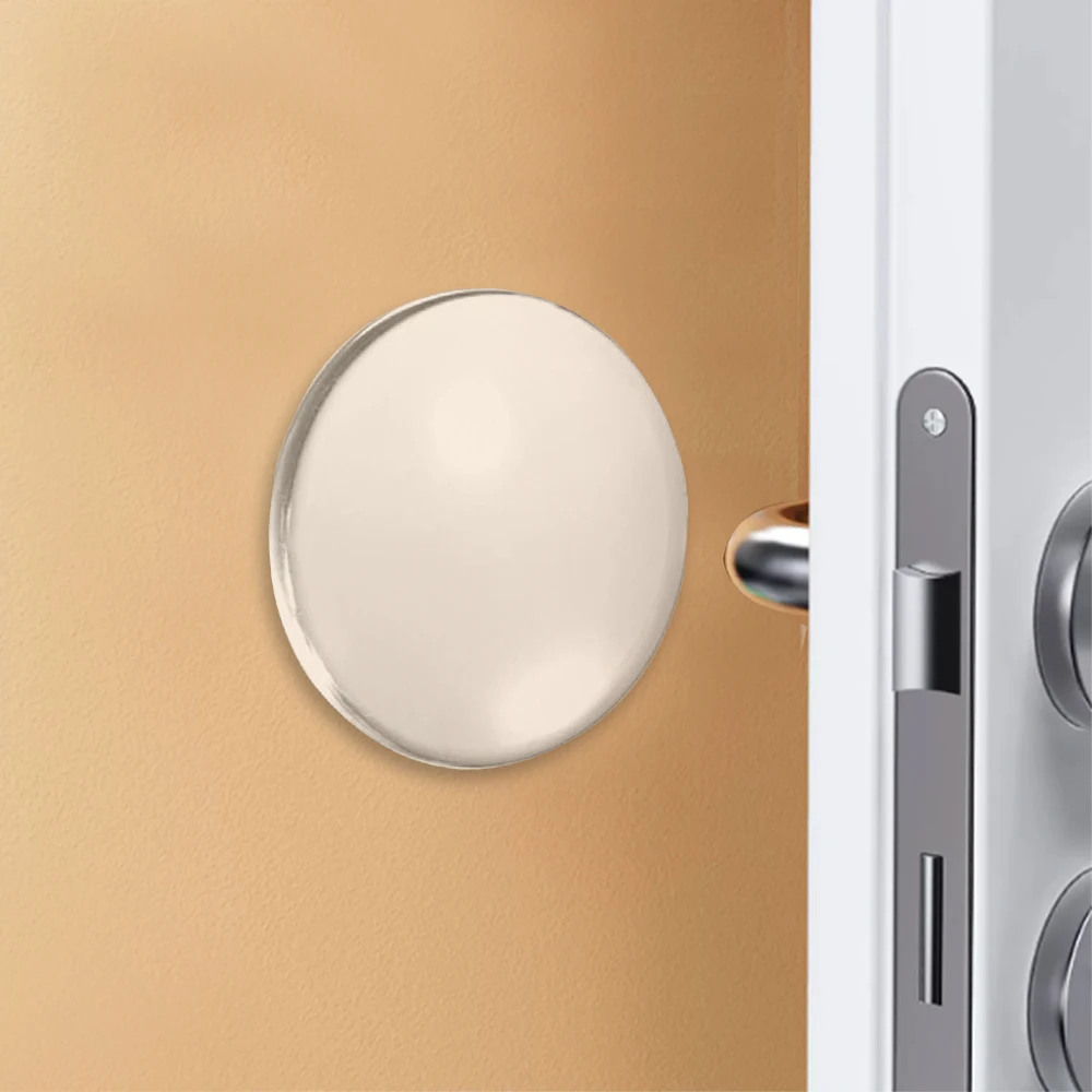 Silicone Door Handle Knob Crash Pad Wall Protector Self Adhesive Bumper Guard Stopper Sticker