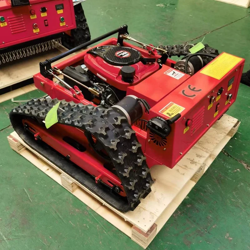 Available in Stock Now  Crawler Zero Turn Lawn Mower With Remote Control For Grass Cutting