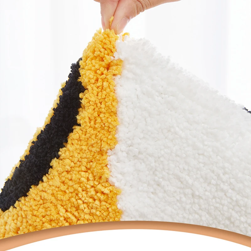 New Design Cute Microfiber Bath Mats Animal Print Soft Plush Absorb Water Area Rug For Bathroom/Living Room/Bedroom