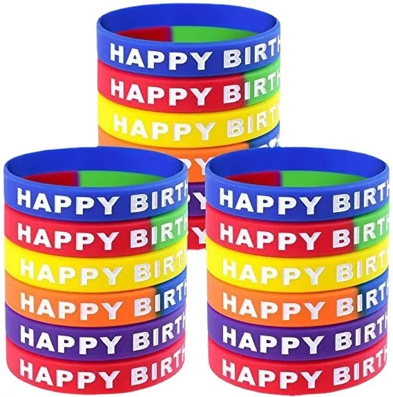 Customized Various Fashion Wrist Bands pink Silicone Rubber Bracelet Debossed