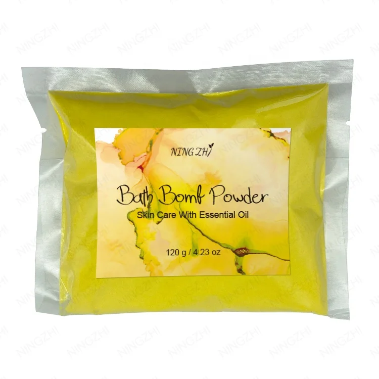 OEM Wholesale Private Label Organic Glitter Sparkle Frizzy Shimmer Bath Bomb Dust Powder