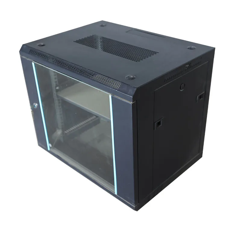 Hot Sell  6U  9U 12U 15U 18U 22U  Glass Door Network Rack Wall Rack Server Cabinet