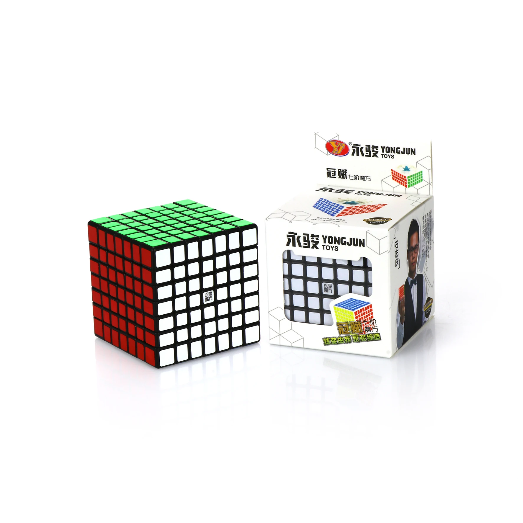 7-слойные развивающие игрушки Yongjun Guanfu YJ Magic Cube пластиковые кубики скорости 7x7 для оптовой продажи