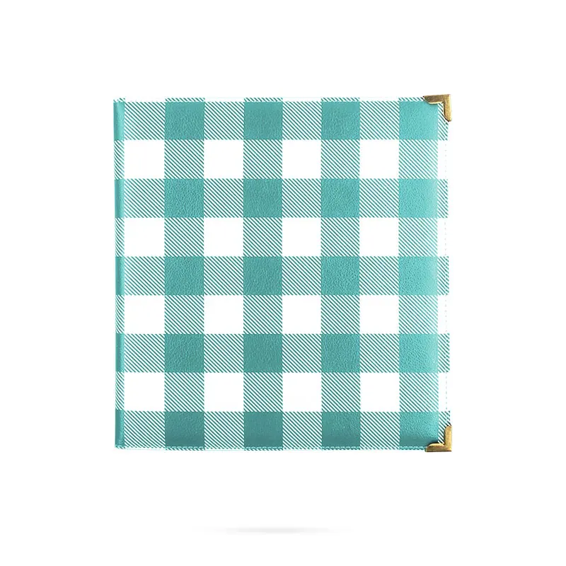 Папка-Обложка для документов с принтом в клетку