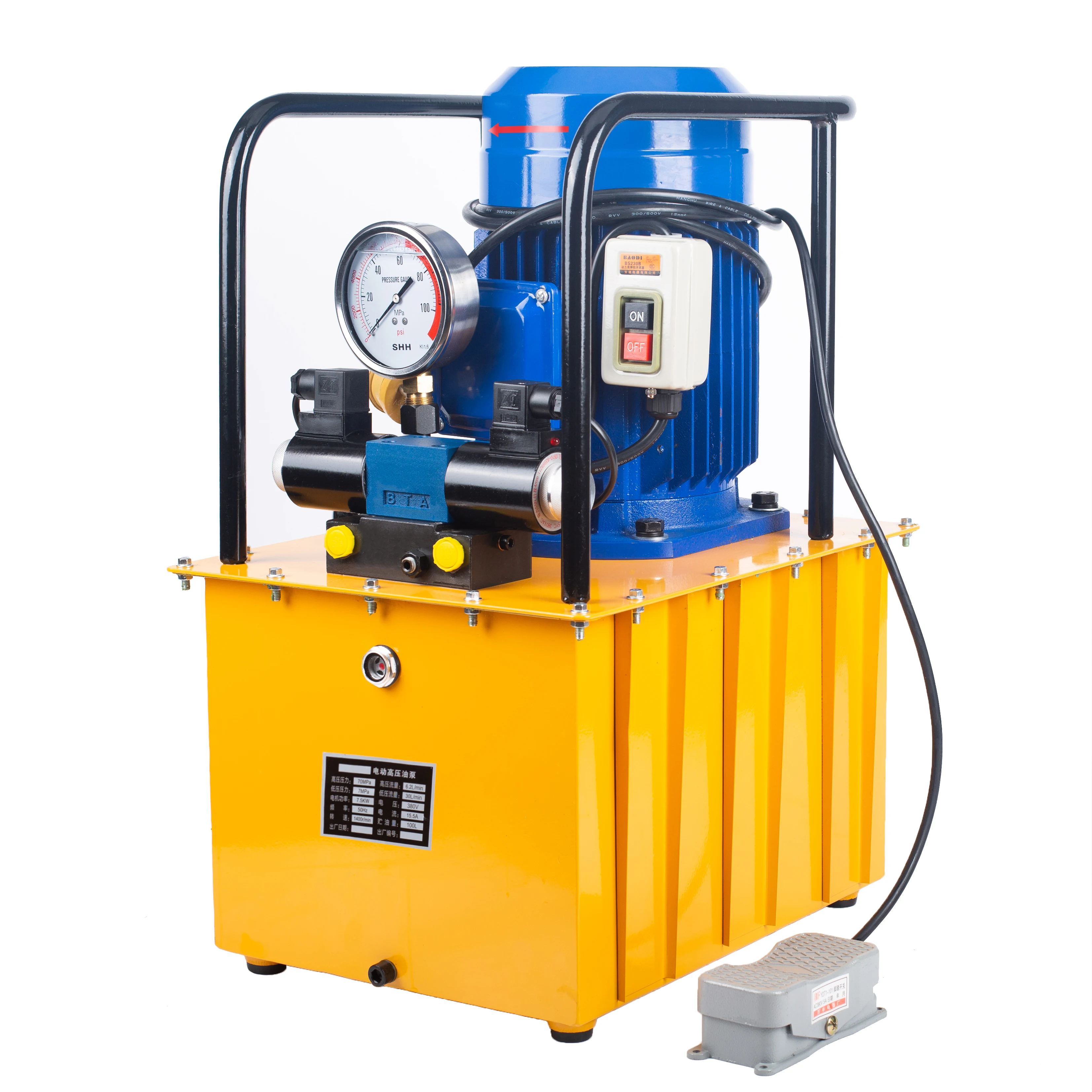 Best 10000psi Electric hydraulic pump used with hydraulic tools  portable power station for  hydraulic tools