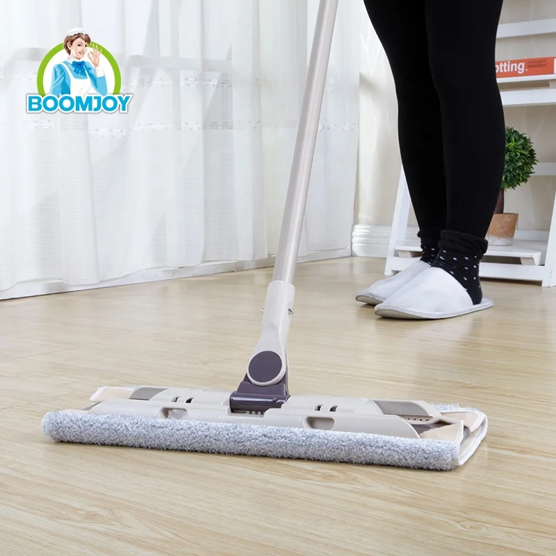 360 Magic Sweeper Floor Mop Starter Kit Professional Mop Telescopic Handle Hardwood Floor Microfiber Clip Flat Mop