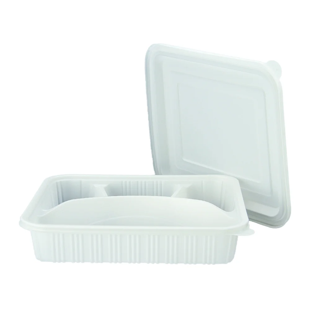 eSUN Manufacture 750ML Single Grid CPLA Lunch Container Box with Lids