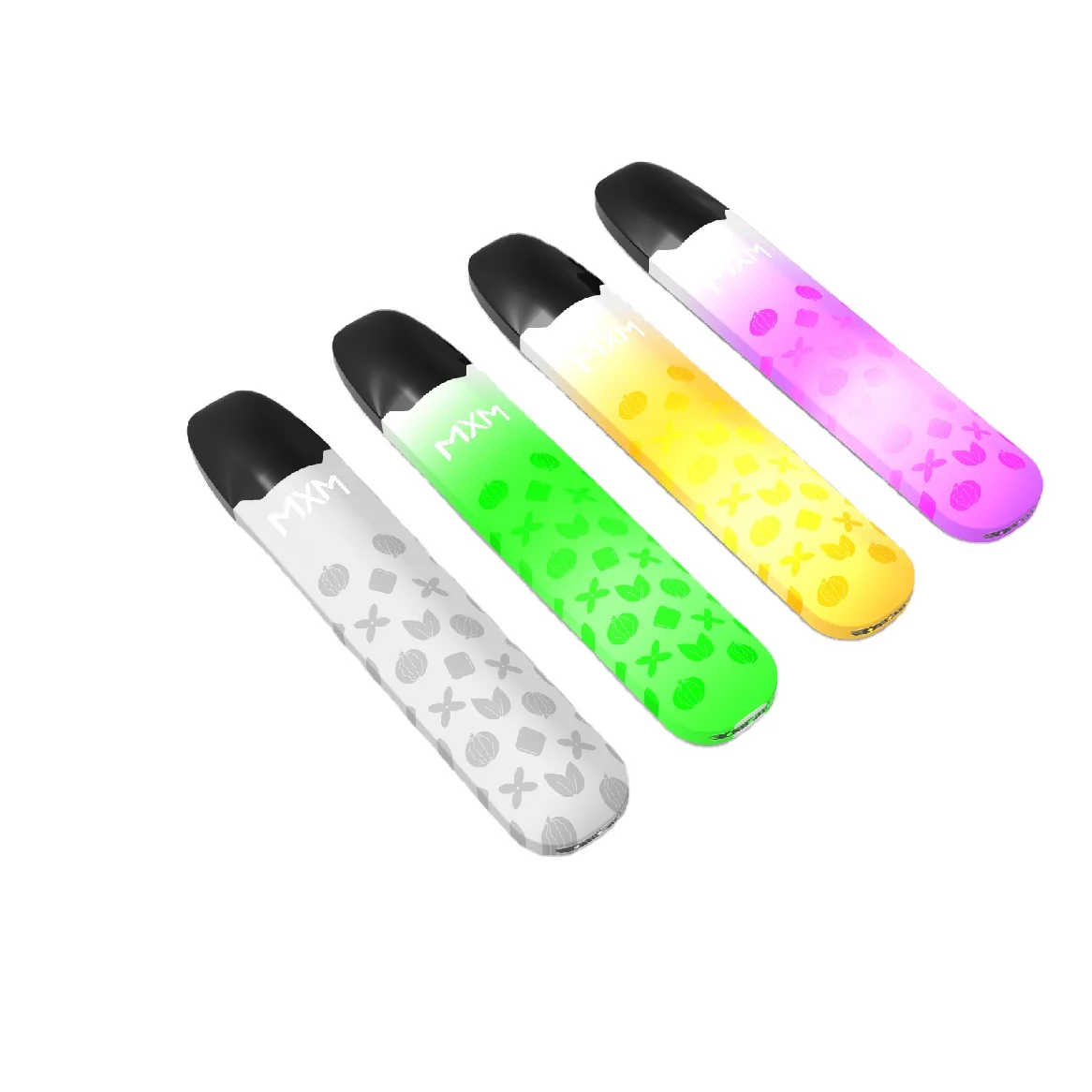 
MXM F666 -Glow Bar PVC+LED Light flash spark OEM Factory supply E Cigarette Vape Pen Electronic Cigarette for Italy UK Russian 