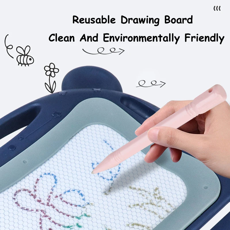 Kids Erasable Magnetic Drawing Board Children Reusable Learning Drawing Toys for Toddlers Painting