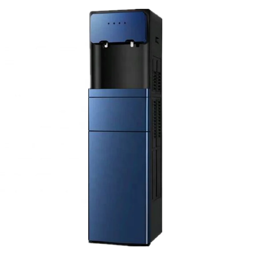 Floor standing compressor and electronic hot cold bottom loaded water dispenser in korea with three taps