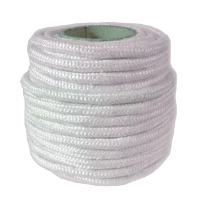 Manufacturer Hot Sale Heat Resistant Fiberglass Braided Round Packing Rope Glass Fiber Rope