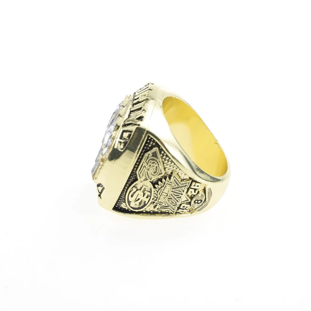 Shengwen Nfl 1994 San Francisco 49ers Championship Ring Europe And America Popular Memorial Nostalgic Classic Ring