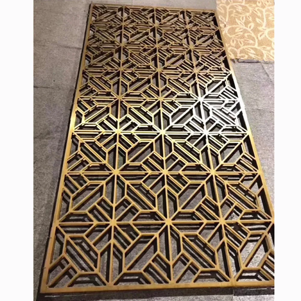 Curtain Wall Decorative Aluminum Laser Cut Carved Perforated Mashrabiya Panel