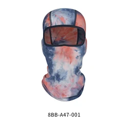 QINGLONGLIN Winter Balaclava for Men and Women High Quality Tie-Dye Milky Fleece Outdoor Sport Fashion Headwear Running Cycling