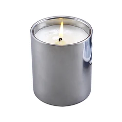 304 stainless steel home wedding decor candle jars luxury vessels unique empty candle jars