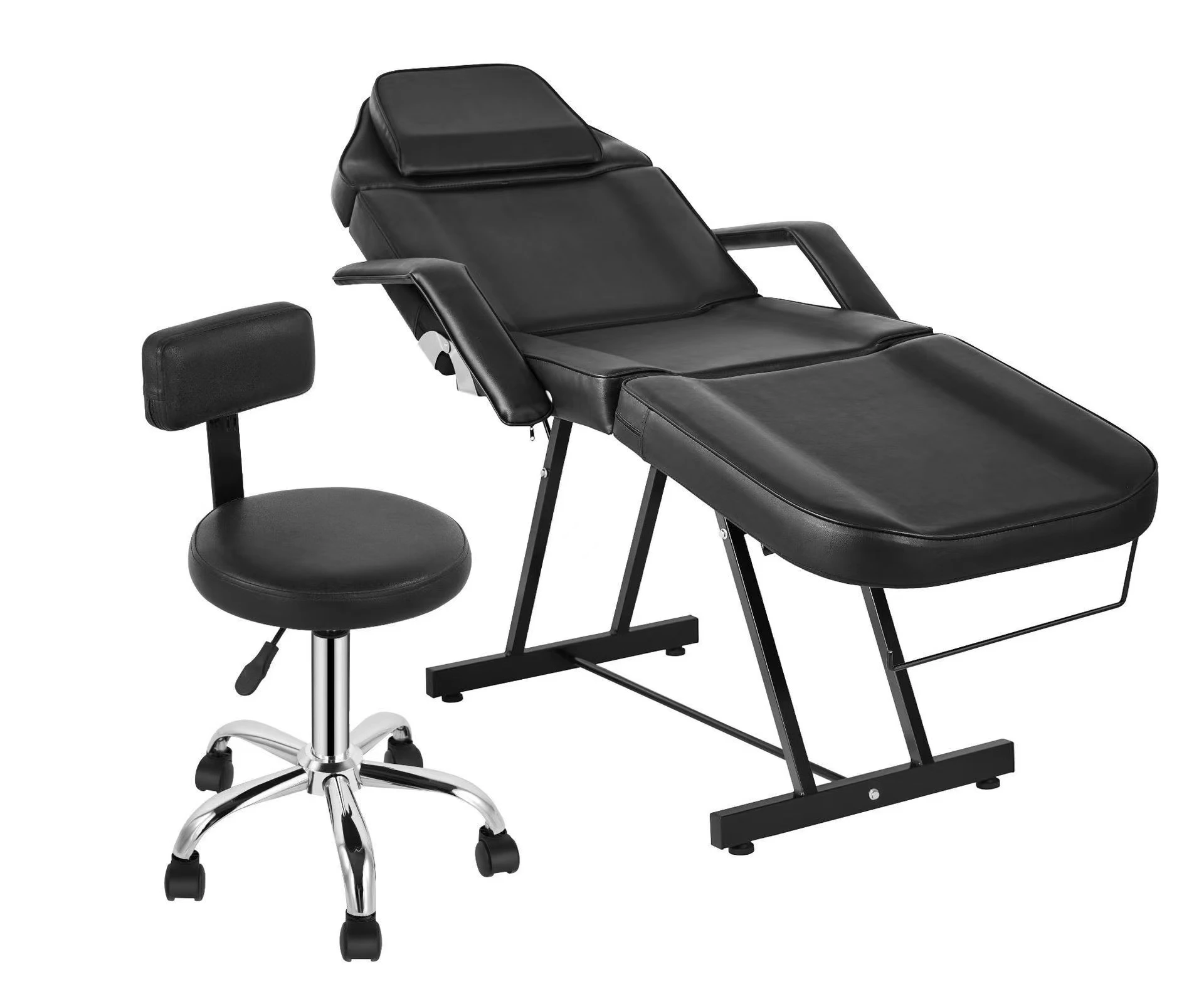 Wholesale Portable Collapsible Beds Beauty Salon Furniture Tattoo Eyelash Beds Little Pink Salon Spa Beauty Beds With Chair