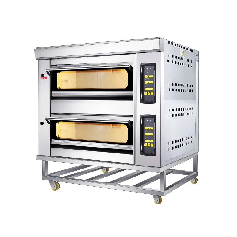 Commercial Deck Bakery Cake Bread Baking Gas Pizza Oven Price For Sale