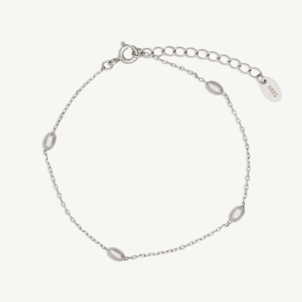 Chris April flower 925 sterling silver olive beads new arrival charm for bracelet