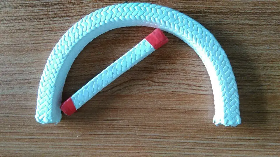 PTFE rope gland packing with silicone lubricant