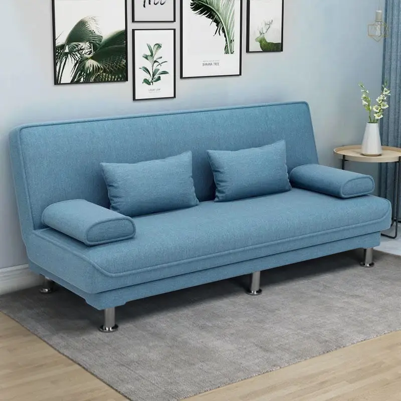 Flip Sofa and bed dual-purpose simple lazy tufted sofa apartment furniture fabric folding sofa siesta bed