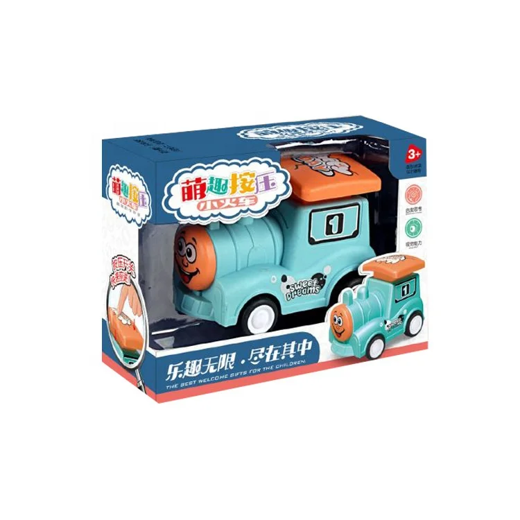 Hot Sell Plastic Funny Push Type Sliding Toy Car Train Toy For Kid Baby Cars