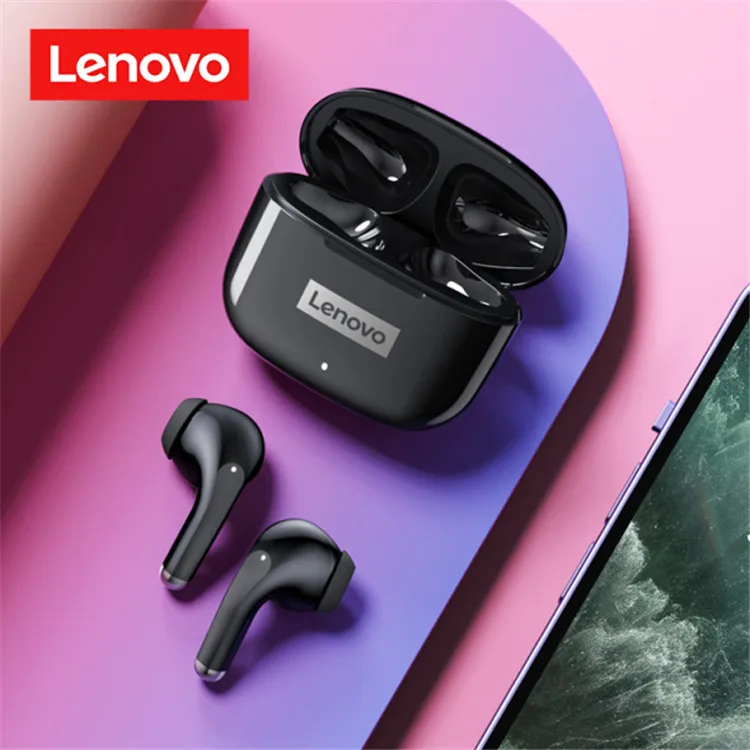 New Original Lenovo LP40 Pro TWS Wireless Earphone Headphones Touch Control Dual Stereo Bass Earbuds Sports Headset