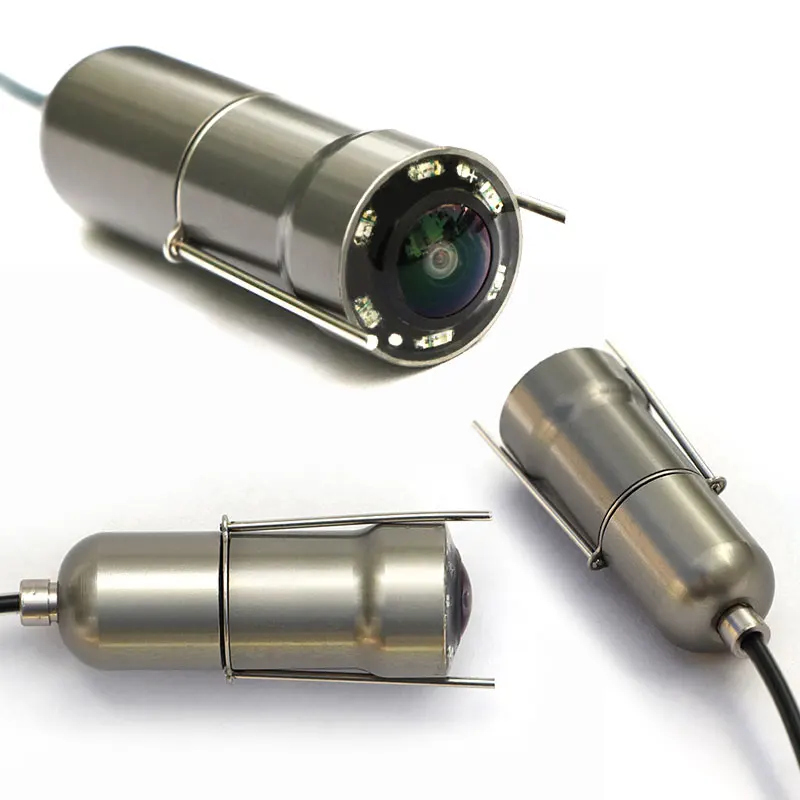 
1200TVL 0.0001Lux 2MP mini HD analog submarine camera small underwater fishing camera (220degree/ 6pcs IR940nm lamp/IP68) 