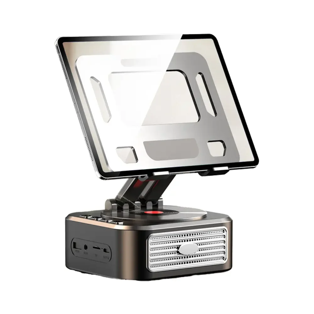 2025 Music System 3-in-1 Tablet iPad Stand Speaker Accessories Mobile Power Multi functional Bluetooth Speaker for Live Learning