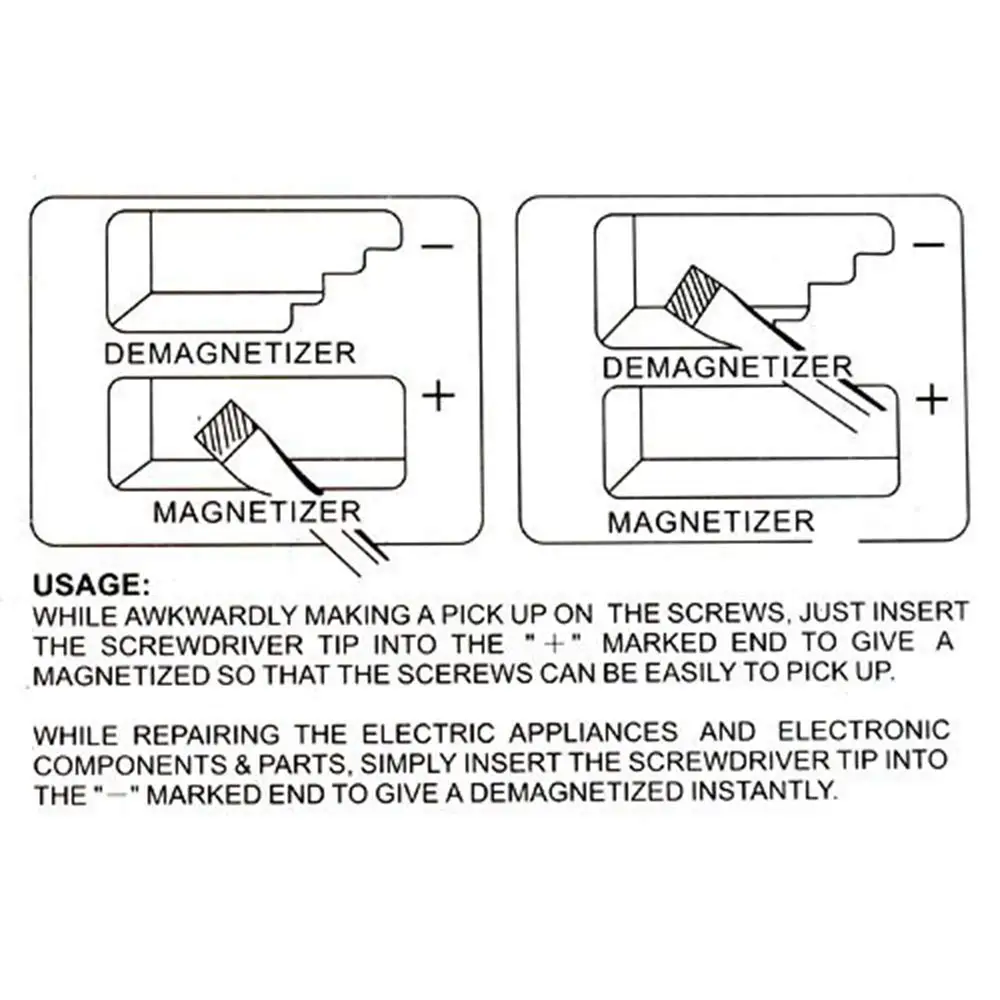 2024 Demagnetizer Magnetizer for Screwdrivers, Small Tools, Small, Big Screws, Drills, Drill Bits, Sockets, Nuts, Bolts, Nails