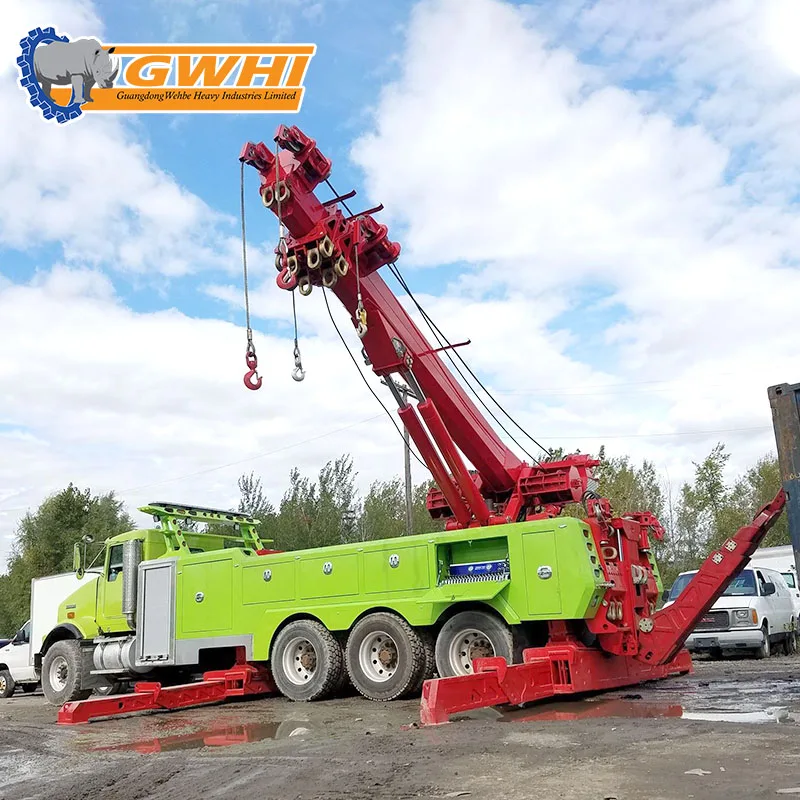 Тяжелые эвакуаторы Wehbe Китай запчасти для буксировочных машин Metro Эвакуаторы 75 тонн продажа эвакуаторов