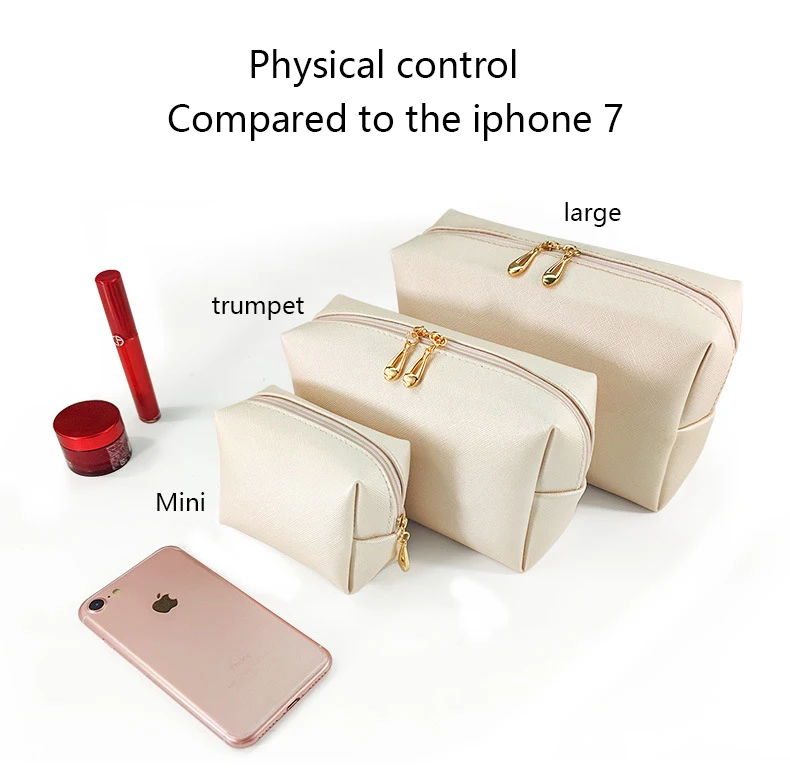 Лидер продаж 2023, многофункциональная Водонепроницаемая портативная женская косметичка на молнии с индивидуальным логотипом