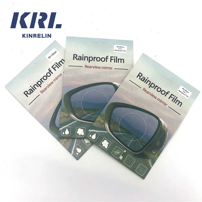 Anti Glare Anti Fog Film Clear PET Car Mirror Sticker