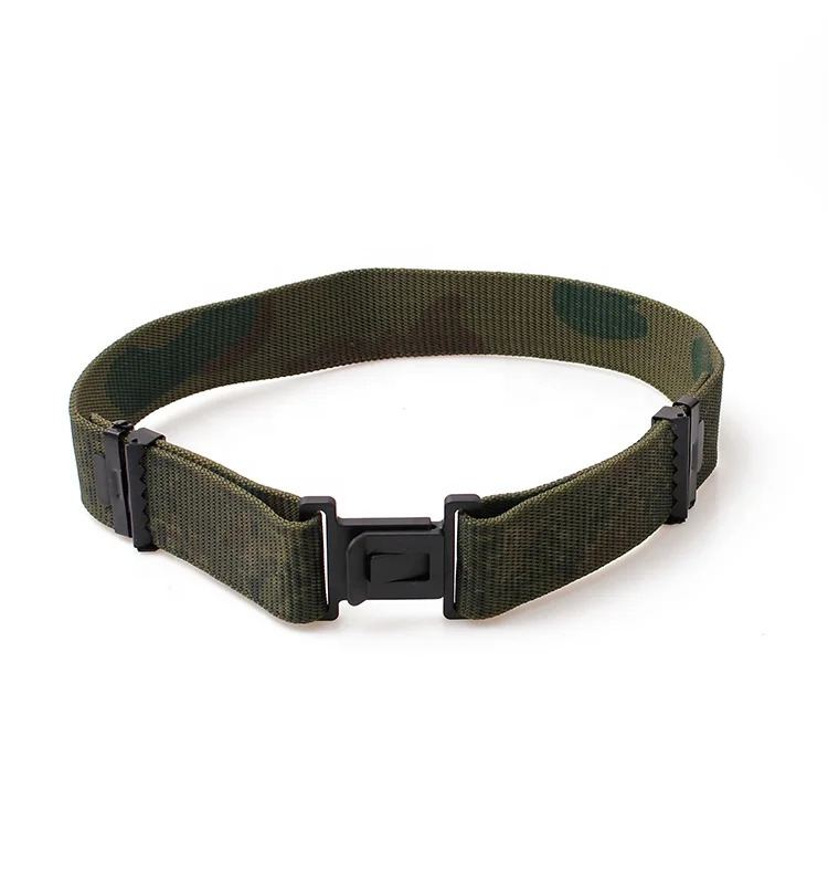 plastic buckle army green military belt multifunction waistband 2021 new style belt uniform ensure public security factory sales