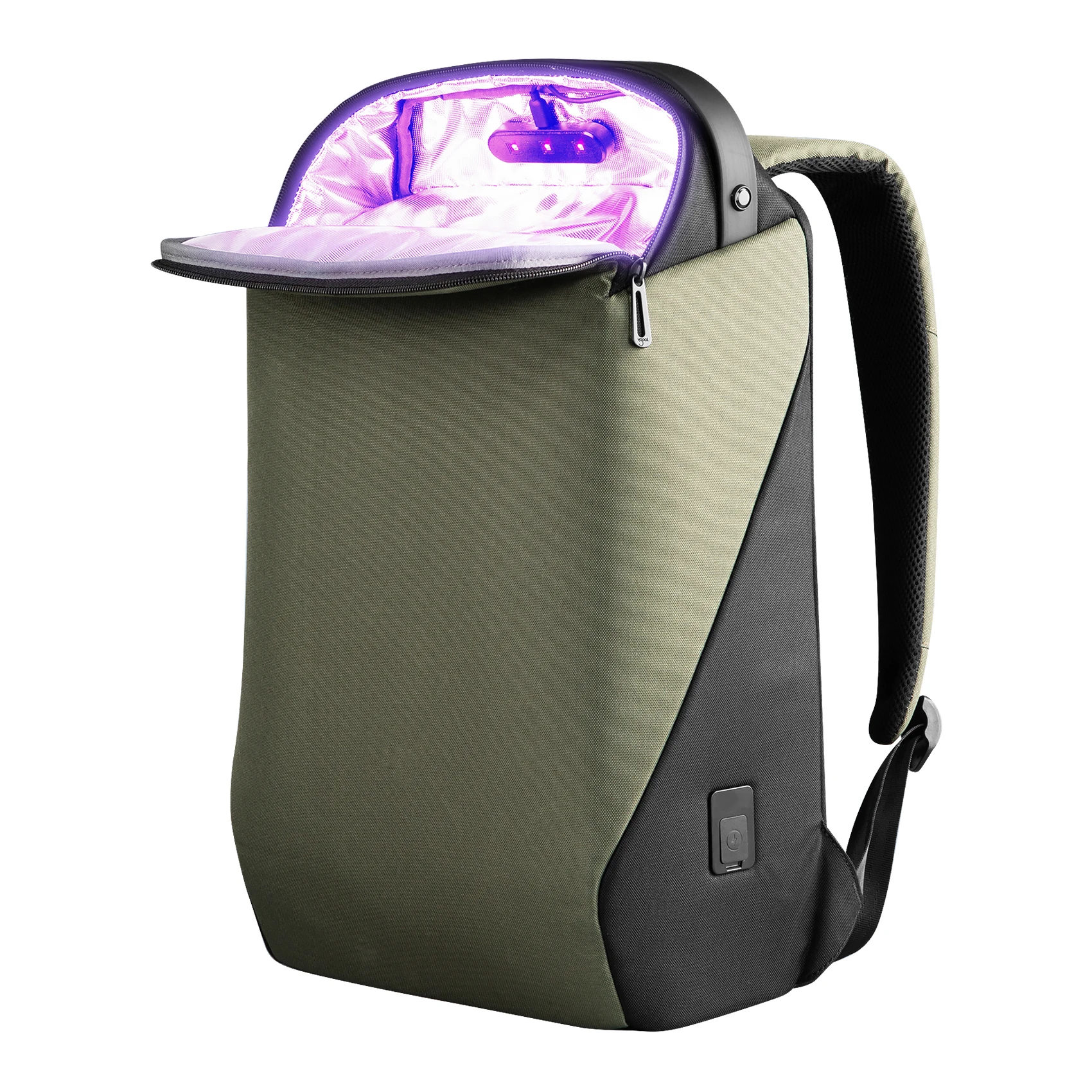 
2020 hotsale uv sanitizer bag waterproof backpack uv sterilizer bag with USB output sports backpack for student 