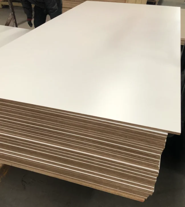Different Color E1 Glue 18mm Melamine Mdf for Furniture Use