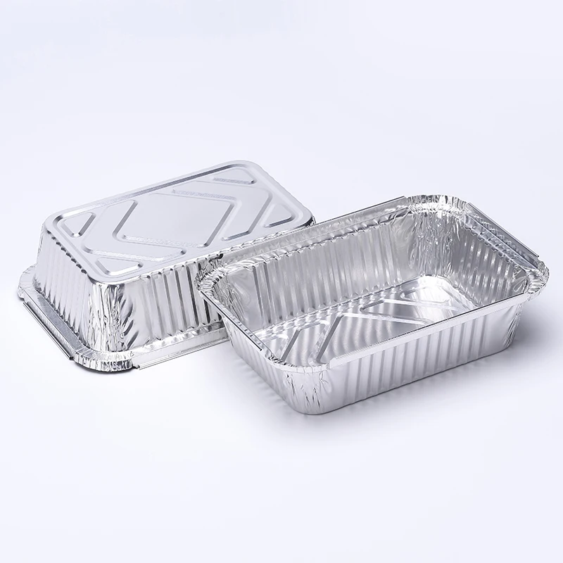  Оптовая продажа одноразовый контейнер для пищевых продуктов лоток из оловянной фольги алюминиевый выпечки пирога с