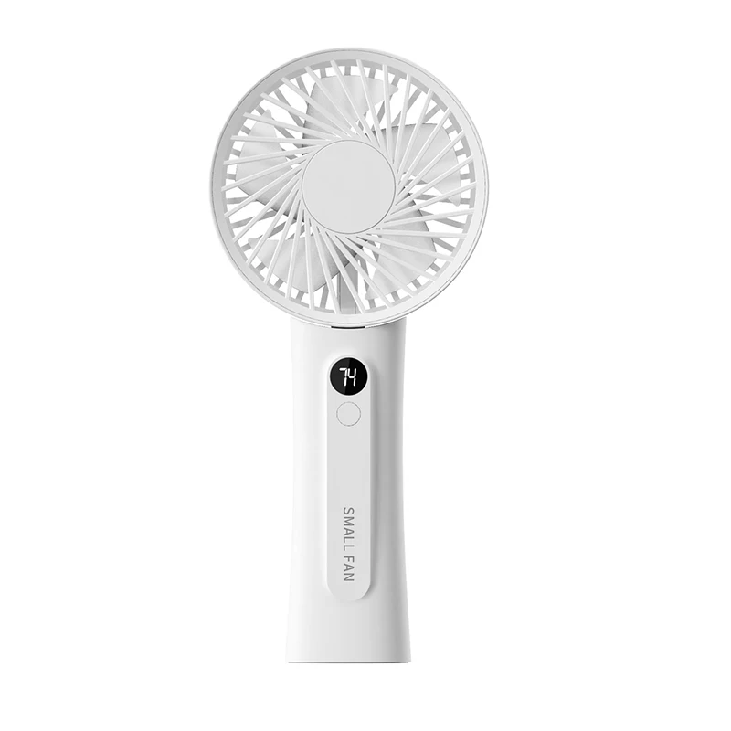 High quality rechargeable standing fan 3 speed portable Air cooling mini fan type-C 1200mAH handheld fan