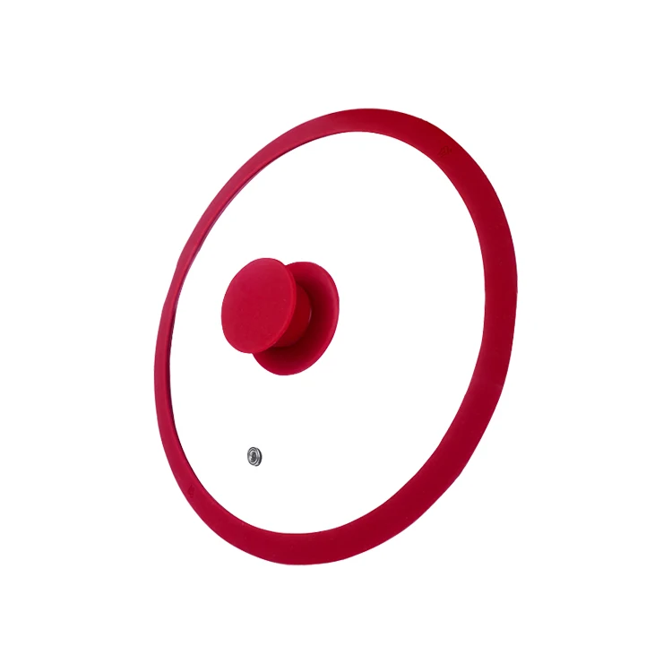 Silica gel pot lids for cookware sets silicone pot lid glass pan covers for cooking tools