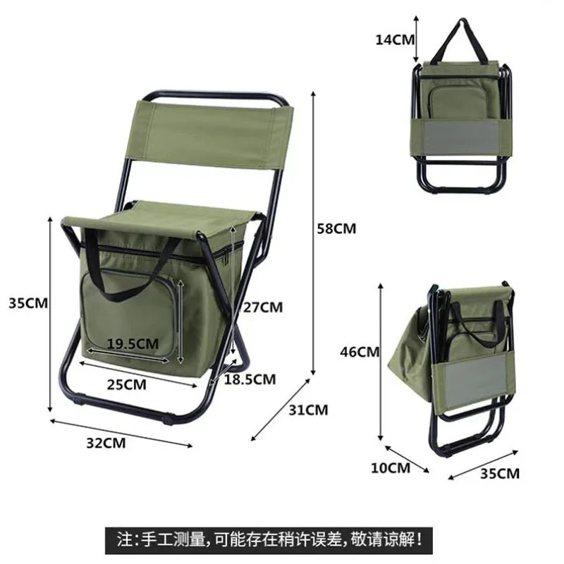 Best Seller Outdoor Camping Leisure Folding Chair Backpack Chair Portable and Comfortable Fishing Chair